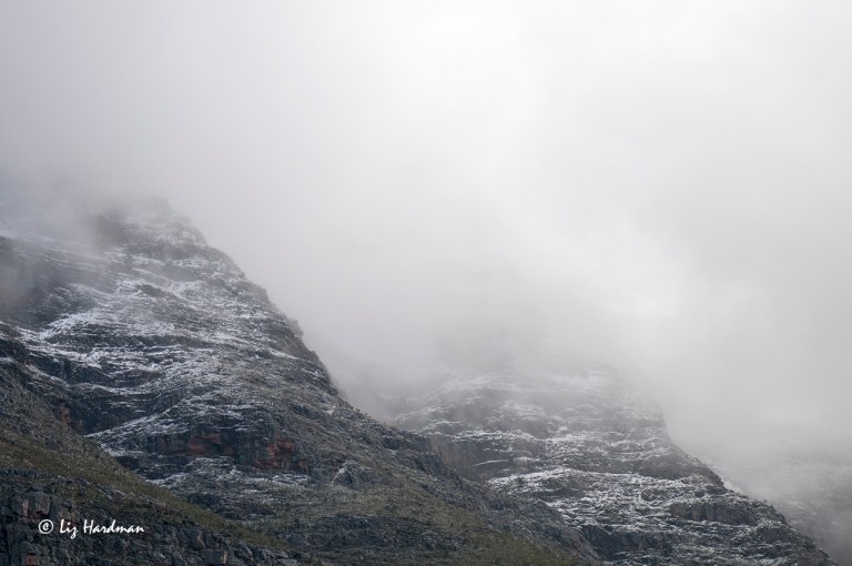 Snow on the Boland Mountains