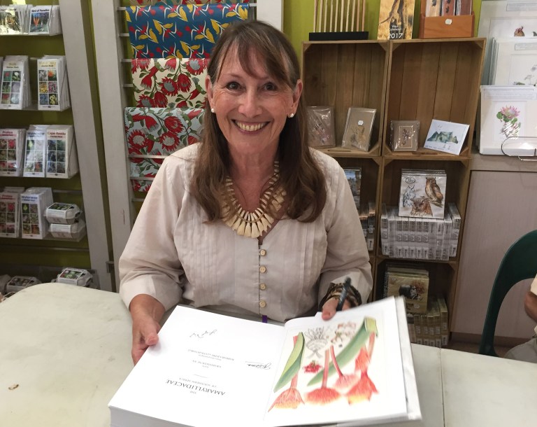 Leigh Voigt at book signing