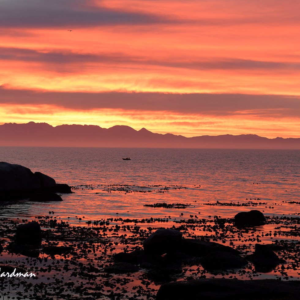 Sunrise over False Bay